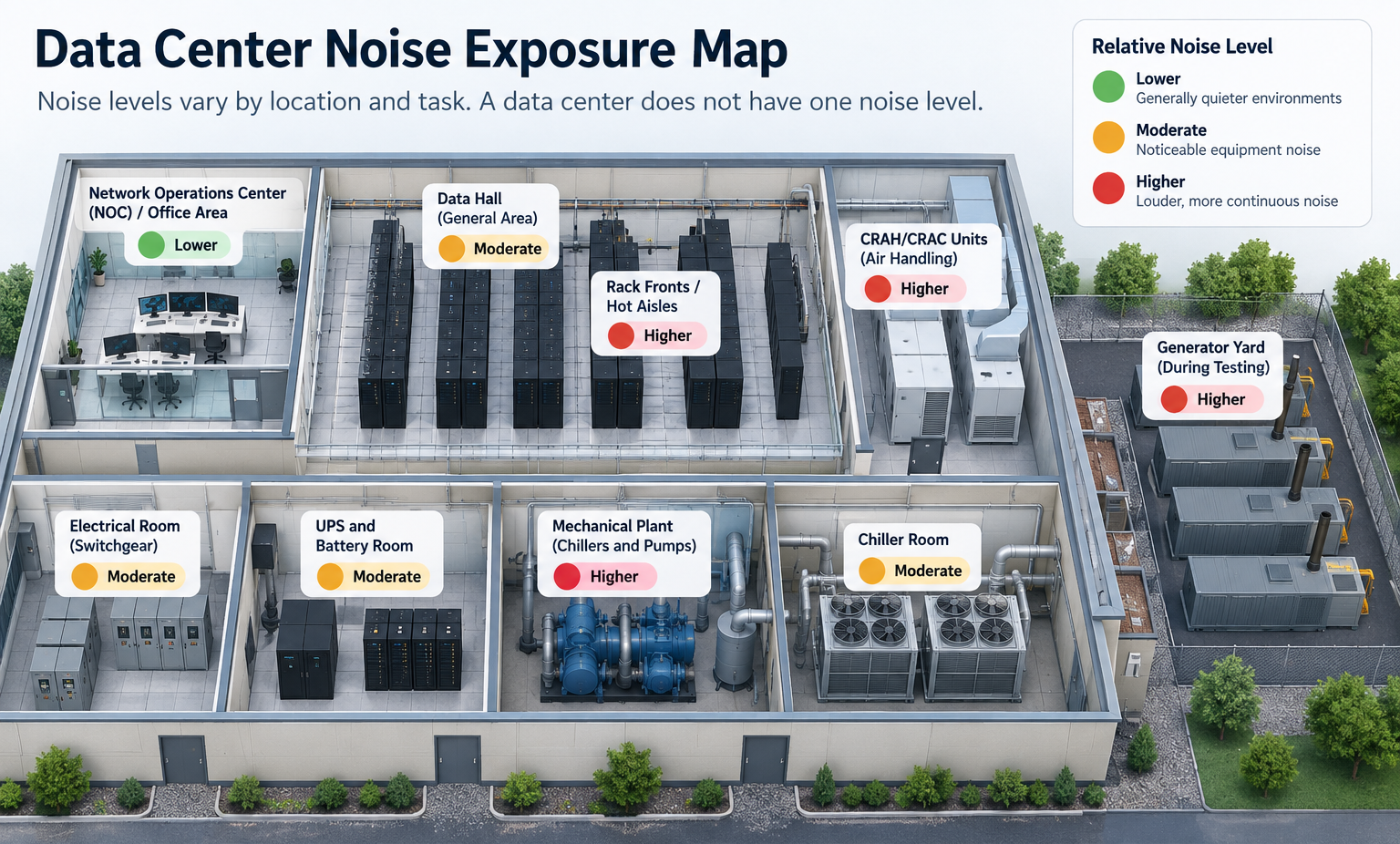 Data Center Noise Exposure Map