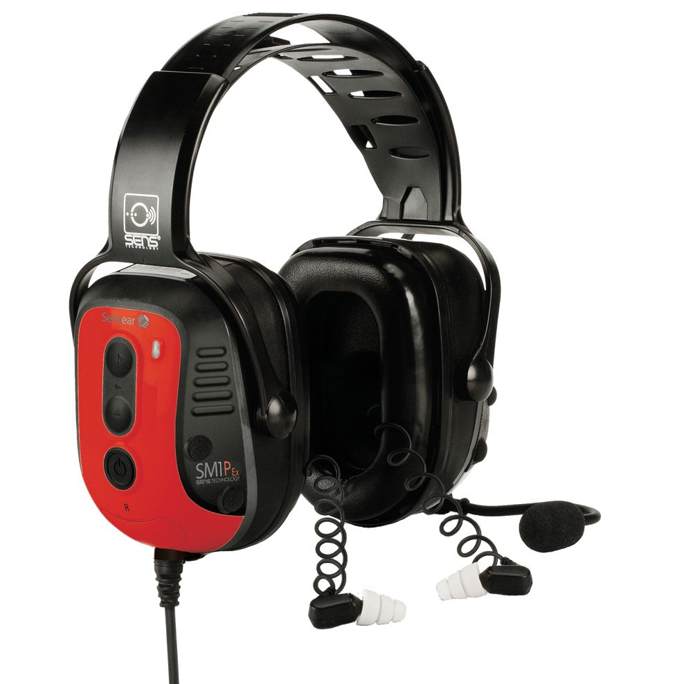 Dual Hearing Protection Noise Canceling Communication Headsets Sensear