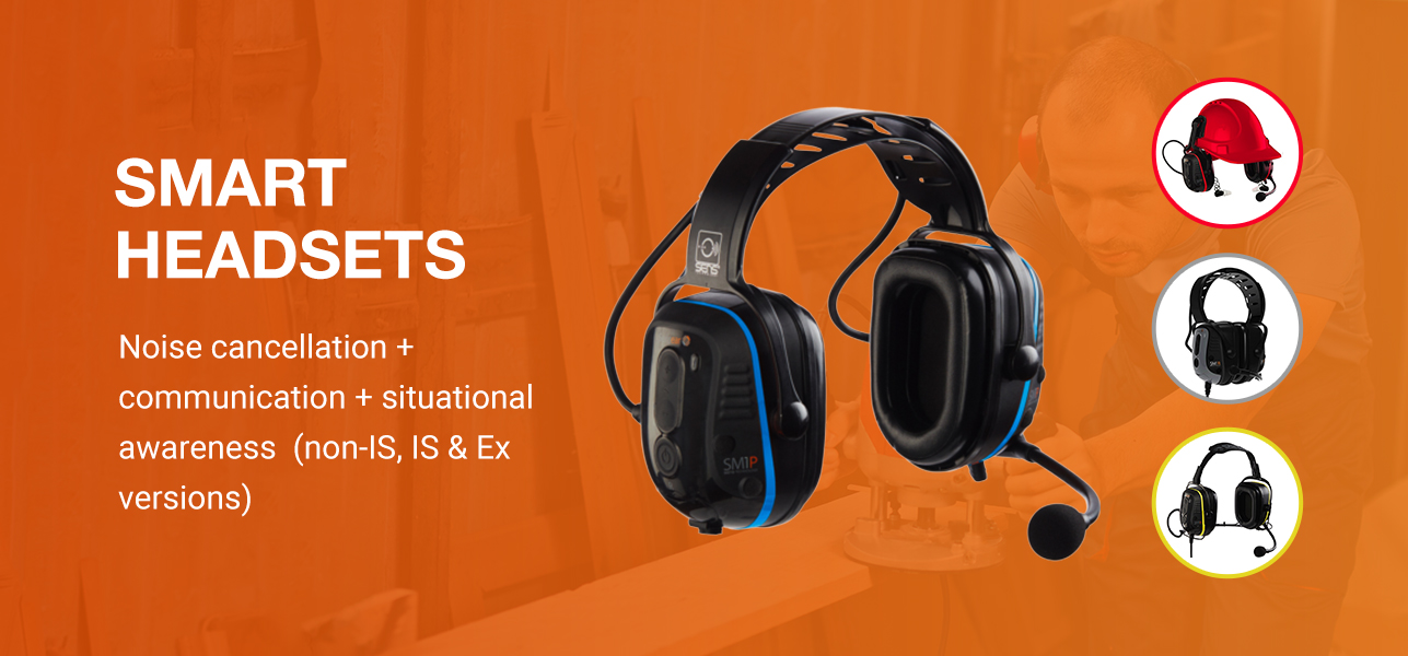 noise cancelling intercom headsets